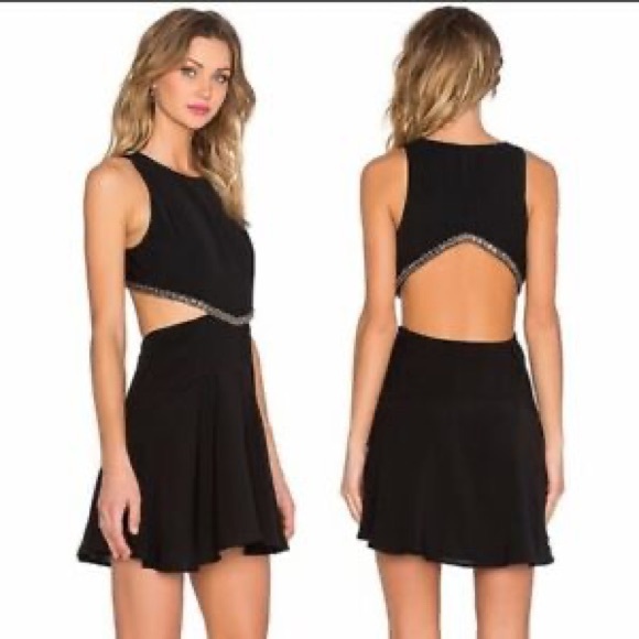 NWT NBD Beaded Cut out Dress - Picture 2 of 10